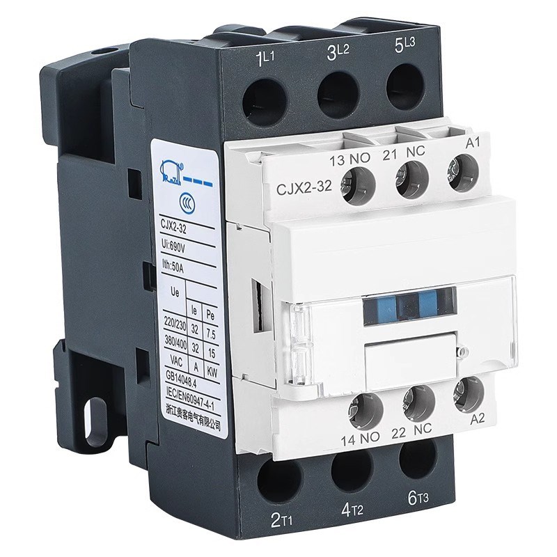 cjx2交流接触器家用220v单相380v三相6511 1811 3211 2511 1211