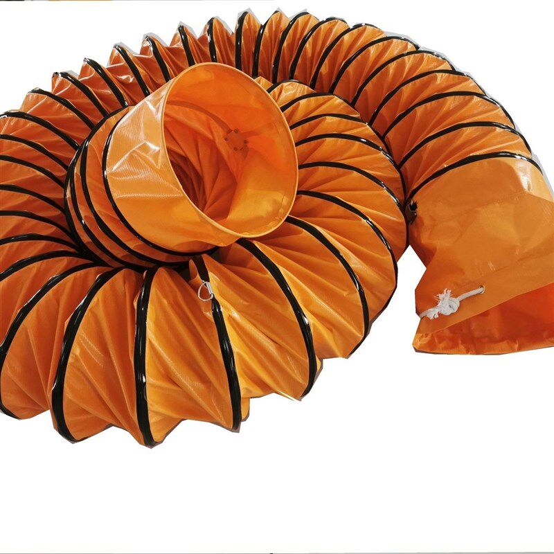 螺旋PVC伸缩风管风机软连接钢丝软管耐高温除尘通风排烟排风管