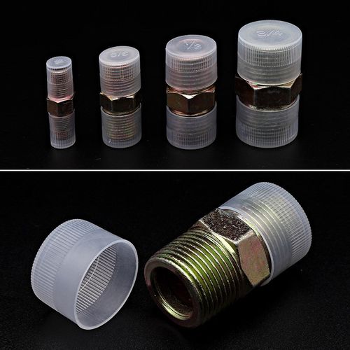 塑料保护盖螺纹保护套橡胶套pe塑料帽白色圆管套外牙热卖螺丝套