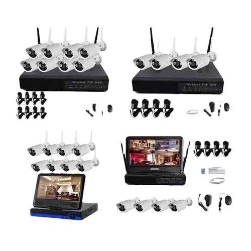 监控套装HD NVR KIT 1080P无线监控套装 wireless nvr kit camera