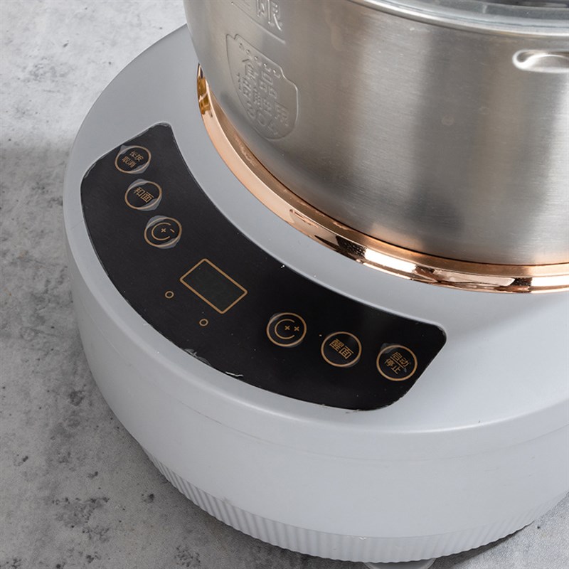 7L大容量和面机 不锈钢电动和面醒面一体机 3.5L 5L不锈钢和面机