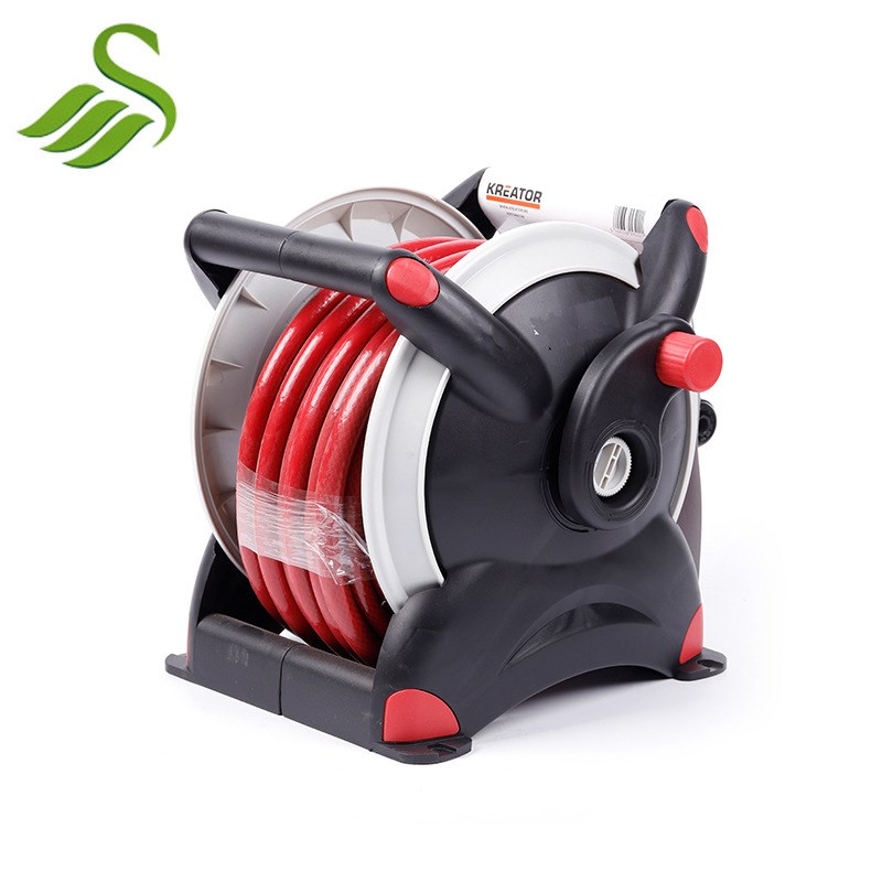 便携操作简单家用水管收纳车pvc花园管洗车管方便收纳水管绕管车