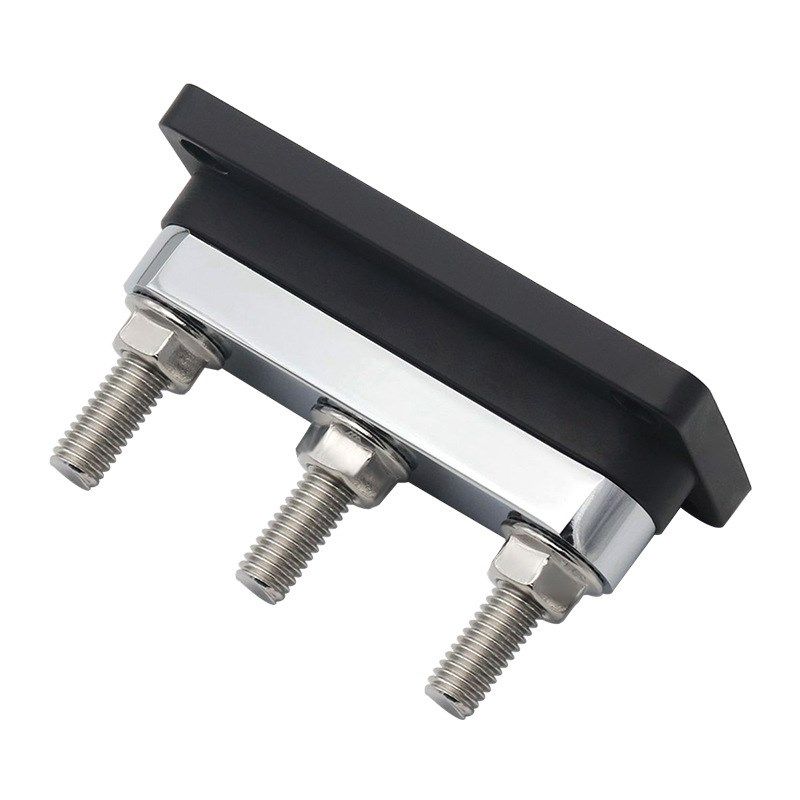 600A大电流汇线排房车游艇线路改装用汇流排48V 3路汇线铜排端子