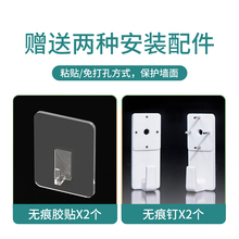 实木路由器放置架收纳盒置物架墙上壁挂式投影仪板贴墙放的