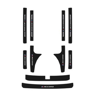 本田十一代雅阁门槛条十代半防踩贴汽车九代装饰膜防撞保护条