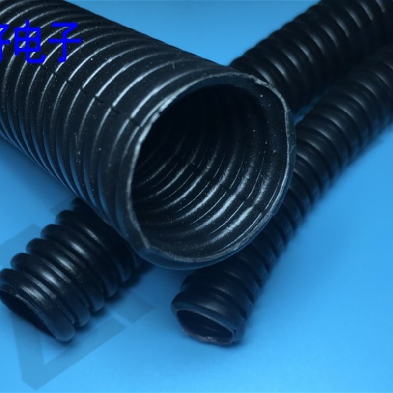 PE塑料PP阻燃料波纹管蛇皮管套线管 AD波纹管软管黑色AD7.5至AD54