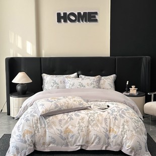 莱赛尔天丝被套床单四件套夏轻奢50S天丝四件套优质夏被四件套