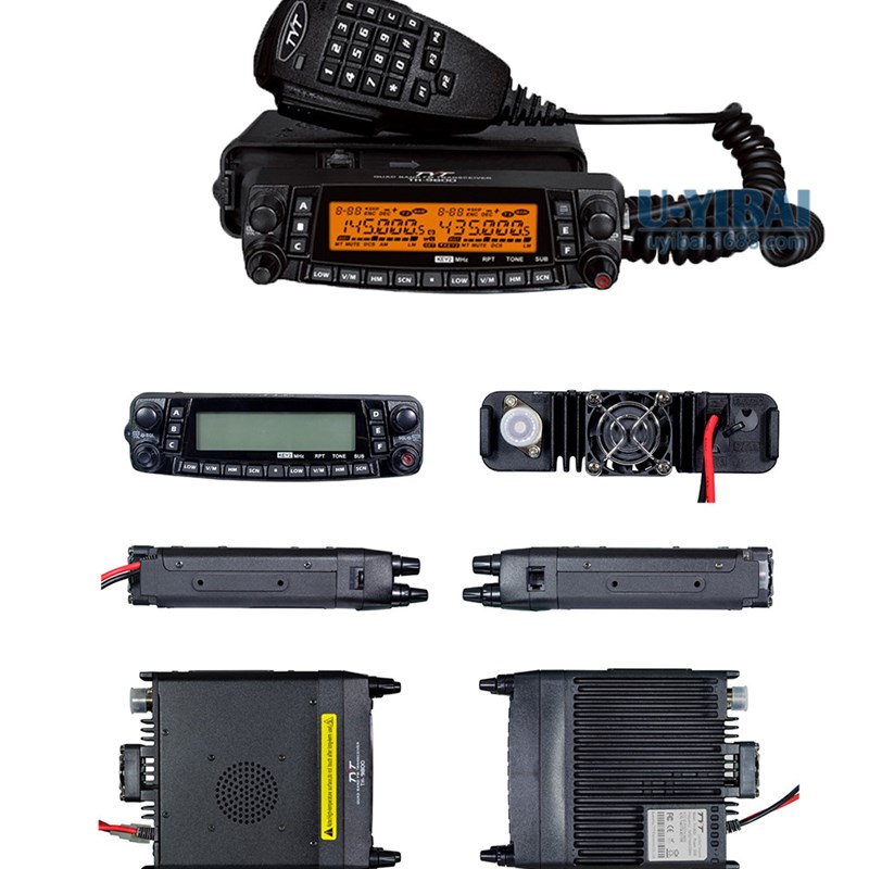 TYT特易通 TH-9800 车载电台 UV+短波四段车台 50W跨段中转对讲机