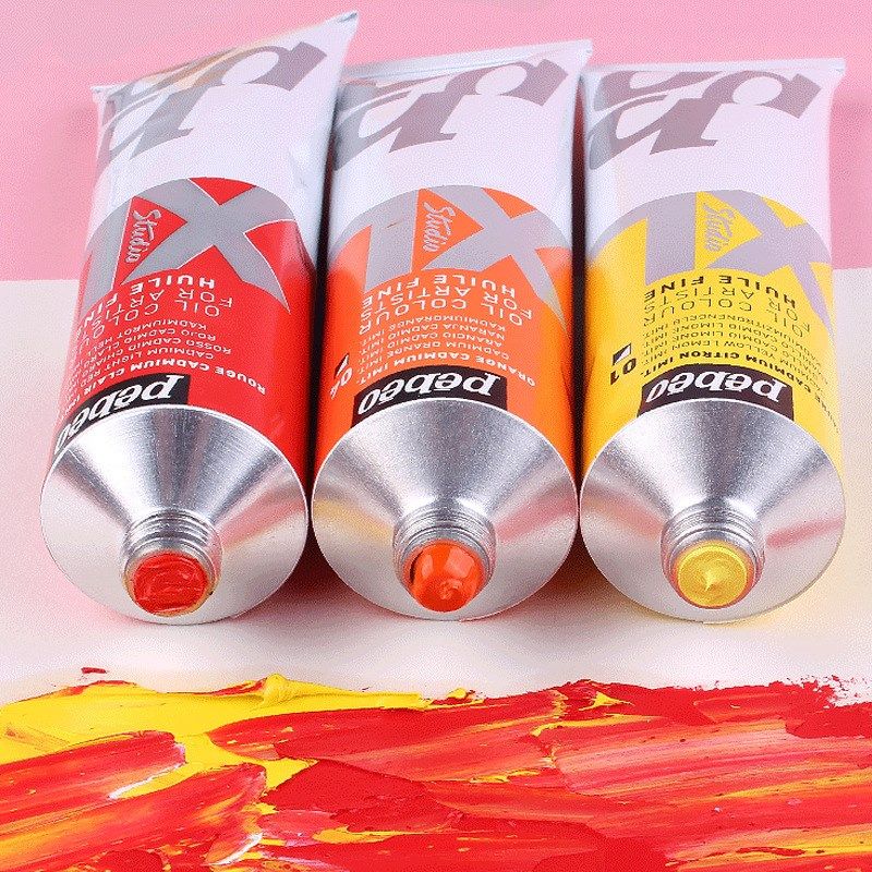 法国Pebeo贝碧欧油画颜料大管180mlXL大支油画颜料钛白200ml