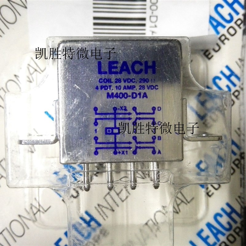 LEACH/原装M400-D1A 继电器 290欧/28VDC 进口原装现货