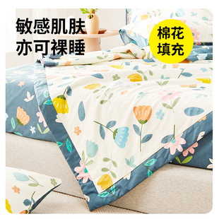 2023新款Ag类全棉夏凉被空调被春秋被100纯棉花薄被单人春夏被被