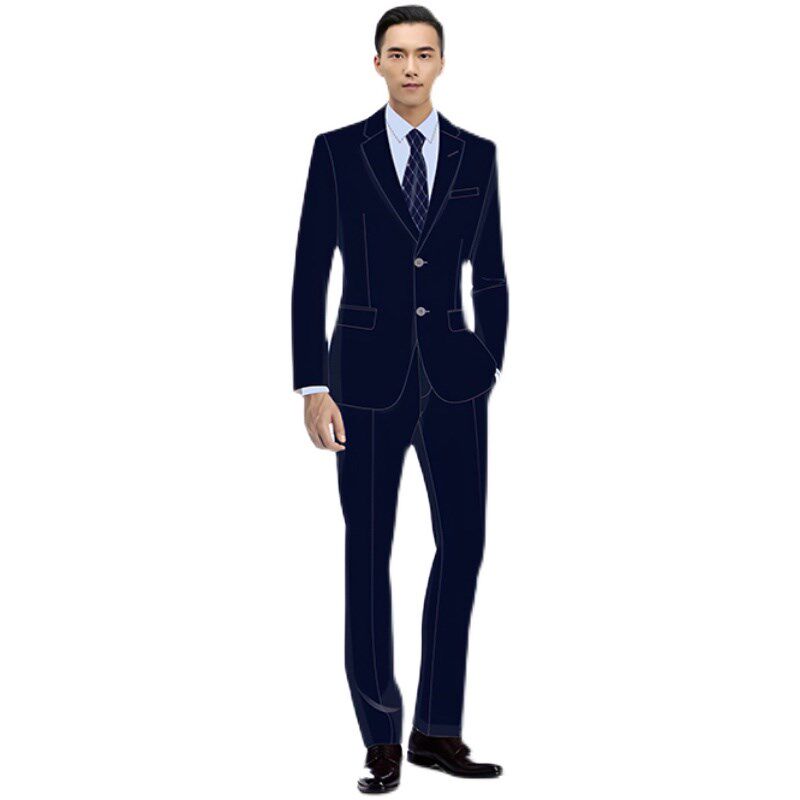 2022秋冬新款l移动营业厅业务员经理工作制服春秋套装衬衫大码