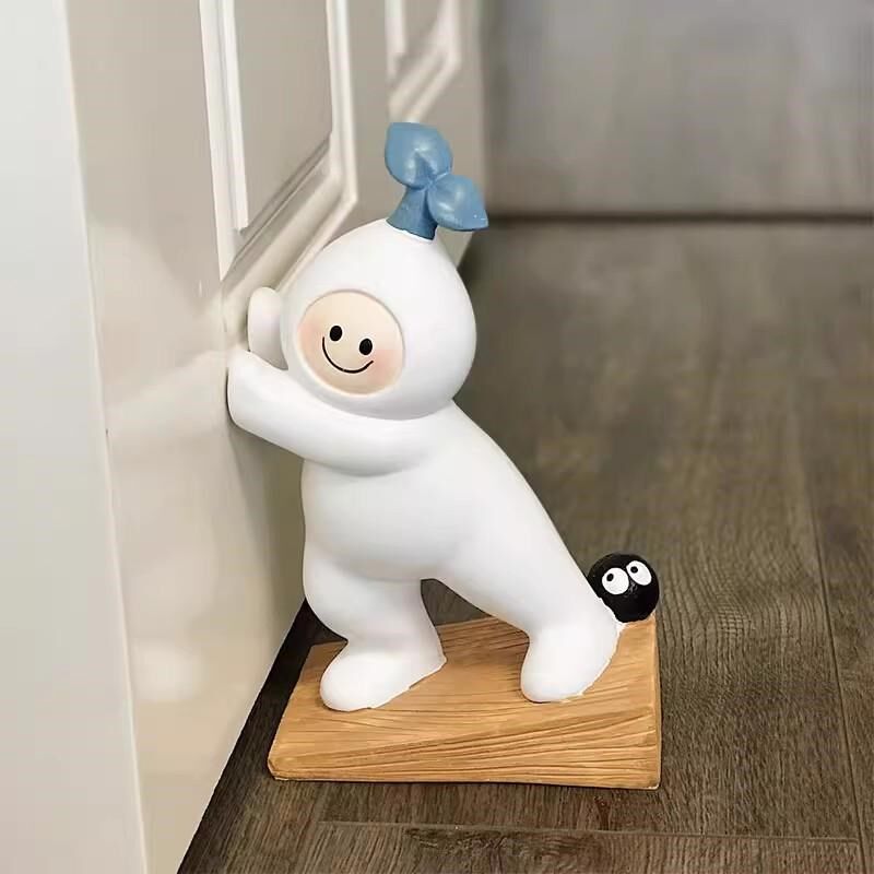 门档器阻门器外i开门免打孔新款大门防撞神器门后顶门抵门门塞门
