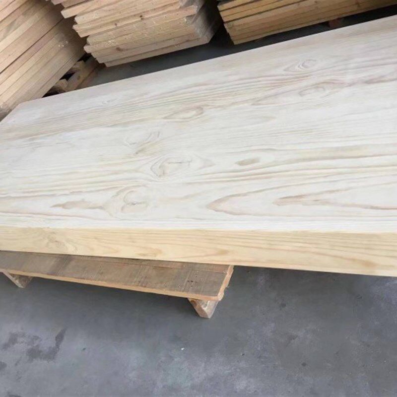 松木案板商用擀面和面板切菜揉面板厨G房工作台超大号实木食堂面