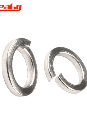 304不锈钢弹垫开口弹簧垫圈316/201弹性垫片M1.6M2M3M4M5M6M8-M33