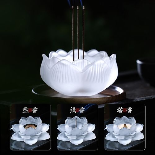 线香插熏香檀家用室内莲花座香盘香座香插香托炉底座