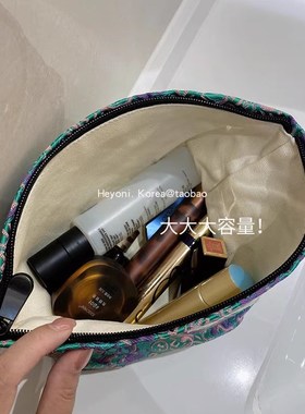 YONI新中式高级化妆女大容量复古贵妇收纳旅行国风整理