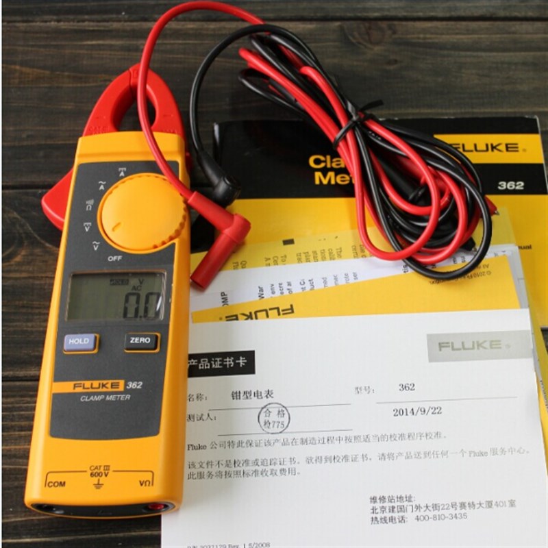 美国福禄克FLUKE362钳形表FLUKE365/F362多功能交直流数字电流表
