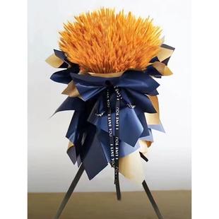 大麦开业花篮麦穗真花新店开张乔迁庆典花束diy套装网红气球拱门