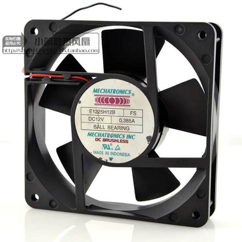 原装南韩MECHATRONICS E1225H12B 12V 0.385A 12025 变频器风扇