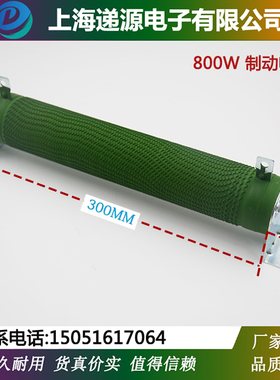 两只包邮 大功率负载波纹线绕变频器制动刹车电阻 800W 100R欧