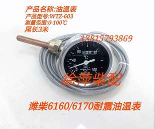603 抗震水表温WTZ 潍坊6160淄柴6170 8170水温油温表减震直感式