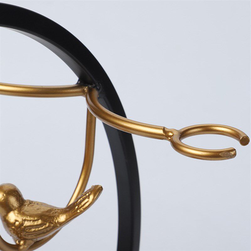 中国风红酒架 i中式古典红酒杯架倒挂红酒杯架造型酒柜装饰摆件