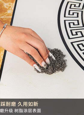 电梯轿厢地垫专用星期毯定制vlogo耐磨地板革仿大理石迎宾地毯商