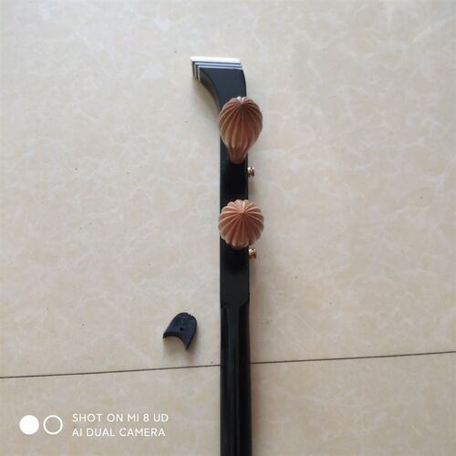 白木上色板胡杆 豫剧 评剧板胡杆 粗S杆 圆杆 带腰码