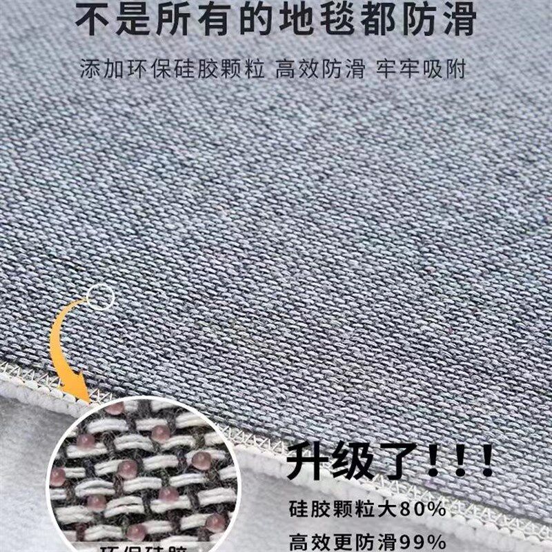 2025新d款中古红色圆形地毯高级感防水沙发茶几毯书房衣帽间地毯