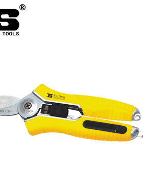 波斯工具 园艺剪刀 7C寸花枝剪 不锈钢多用弯剪 BS301751