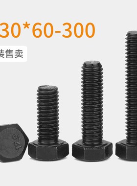 12.9级外六角螺丝螺栓M24*50x60x70x80x100x120x150x180x200x300