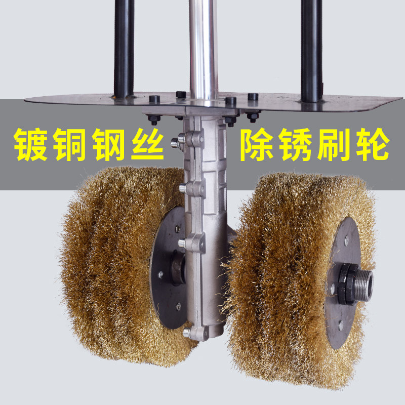 韬强电动除锈机手持式除锈机铁板钢结构彩钢瓦翻新机钢丝轮打磨机