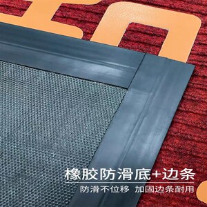 双条纹地毯进门迎k宾防滑垫吸水商铺酒店大门地垫打造企业logo商