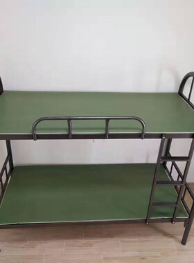 床板PVCc加硬塑胶员工宿舍上下铺铁架床防虫单人90硬塑料床板定制