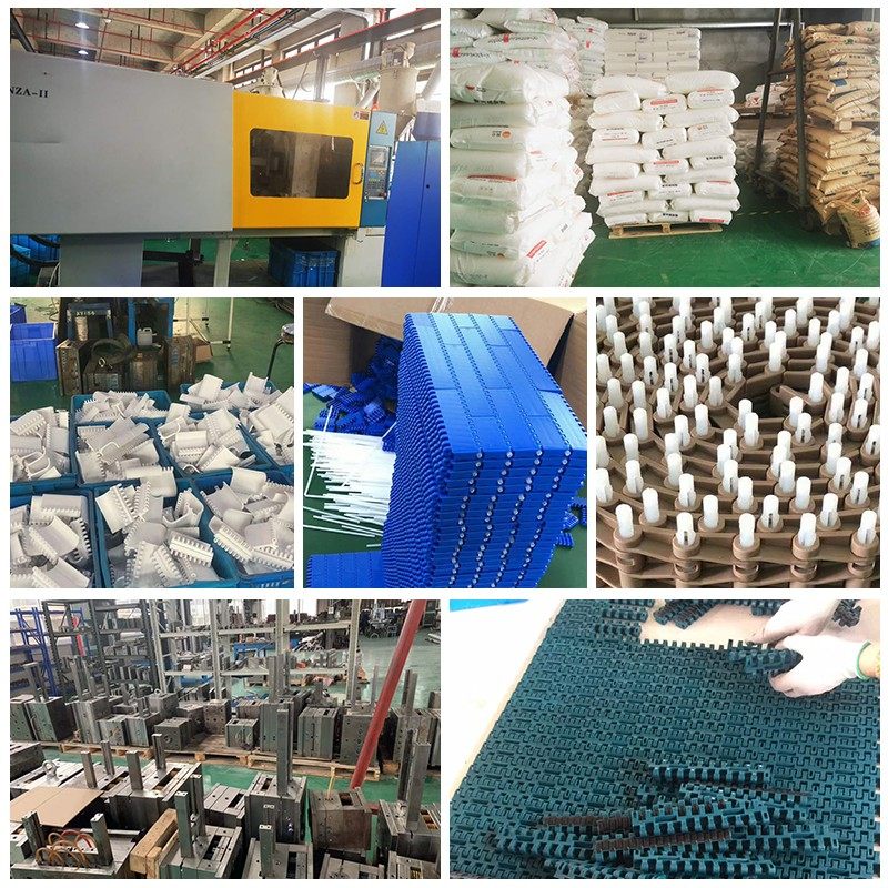 模块式输送塑料网带链PP食品级POM耐磨流水线链板模组传送带机械