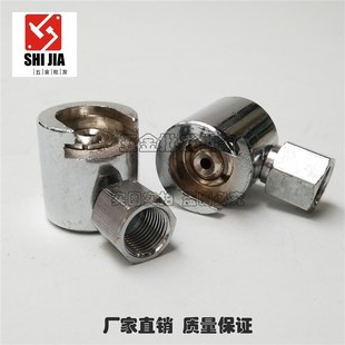 平扣式黄油嘴枪头枪嘴油管接头船用烟斗式底座平头注油嘴16 22mm