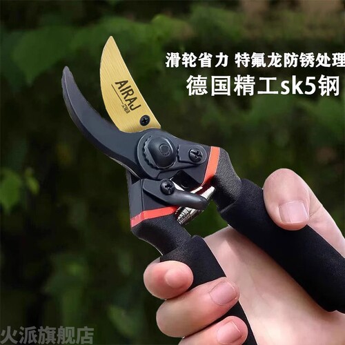 德国精工艺园剪刀剪树枝专用剪刀修枝剪园林果树修花家用sk5剪子