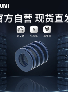 标准品 米思米 蓝色矩形螺旋弹簧(模具弹簧)-SWL MISUMI