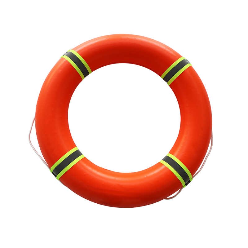 船用实心应急防汛救生圈塑料加厚救生圈成人国标泡沫救生圈