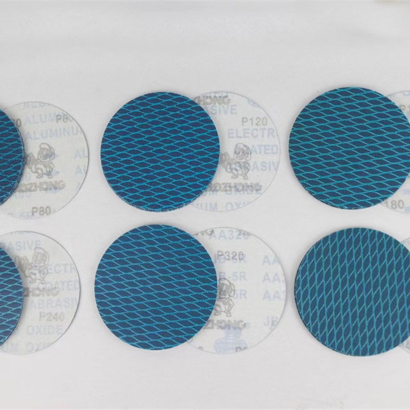 菱形砂纸圆盘植绒砂纸4寸5寸9寸墙面打磨木工油漆家具打磨