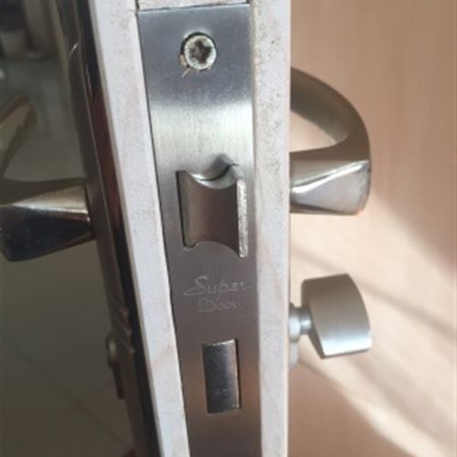 房门锁卧室内门锁具换锁配锁大50锁体室木门锁执手面板不锈钢门锁