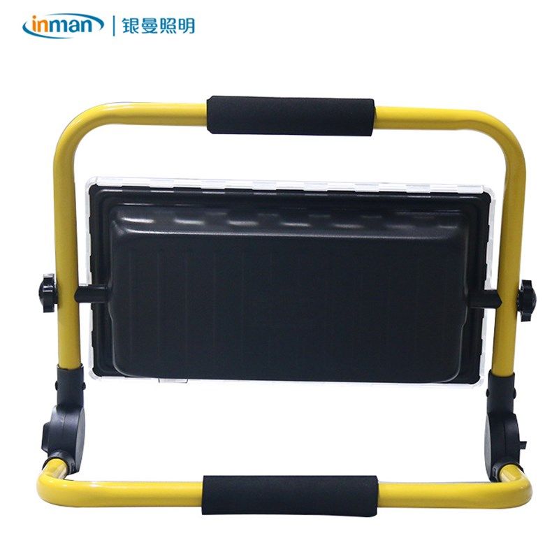 LED投光灯户外防水超亮投射灯200W可充电工地篮球场用灯100瓦300W