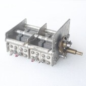 17PF 140PF 下机2 20PF 390P四联带减速齿轮可变可调可电容器单