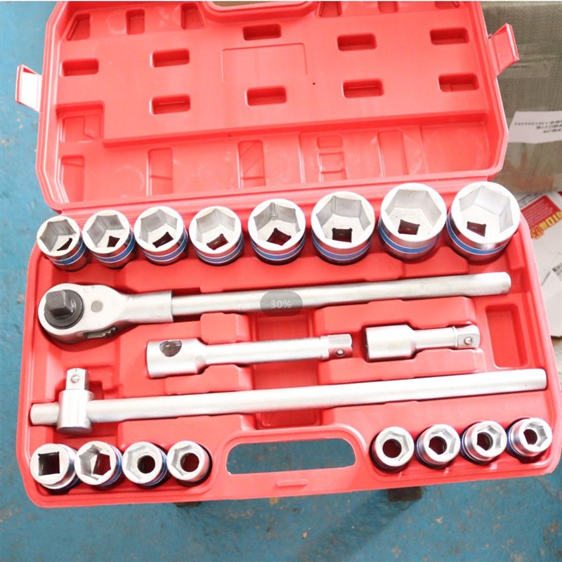 21件套筒6角12角重型汽车机械多功能组合修车套装汽修工具