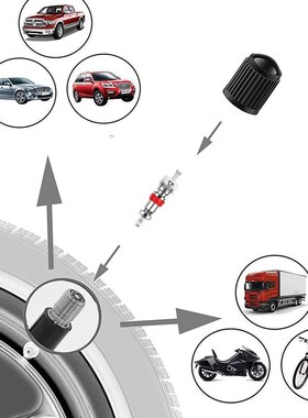 气门芯拆卸扳手 轮胎拆卸安装工具套装 TR412气门嘴更换工具