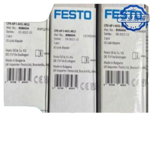 FESTO模块CPX-AP-I-4AI-U-I-RTD-M12/8086606/8086600/8086 604