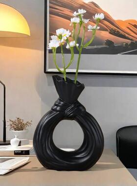 2025跨境新款 Home Decor Accents Accessories 结形花瓶四季皆宜