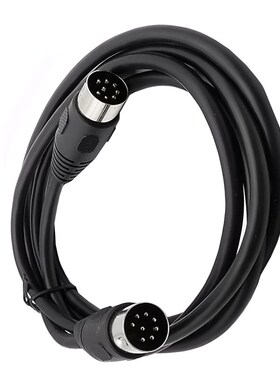 8芯大DIN 8Pin 公大din 8p连接线 din 8pin 公对公信号音频连接线