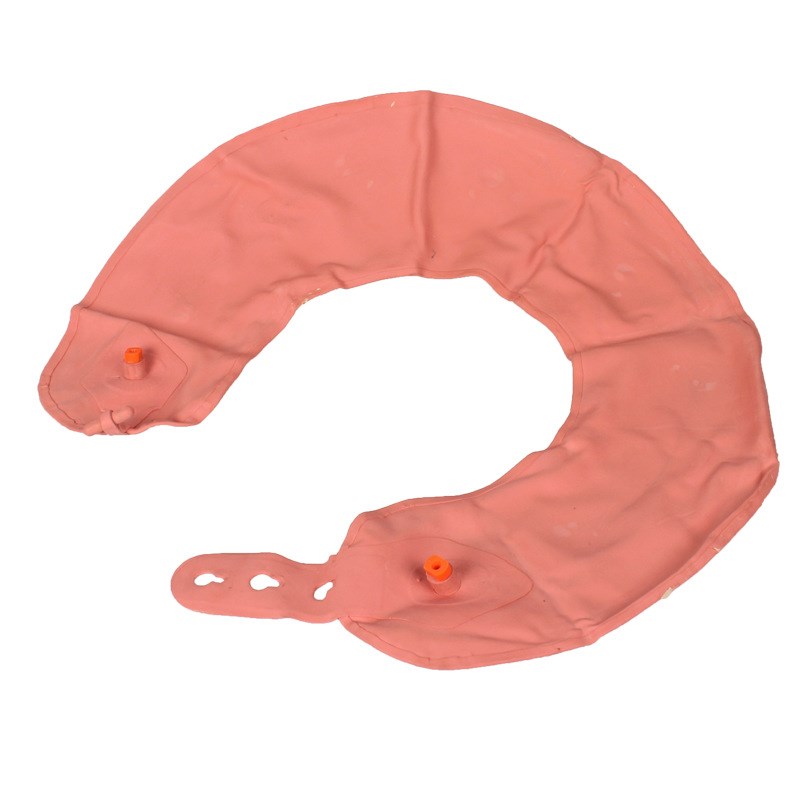 87式救生圈充气游泳圈橡胶双气囊海训湖训救生圈训练救生圈